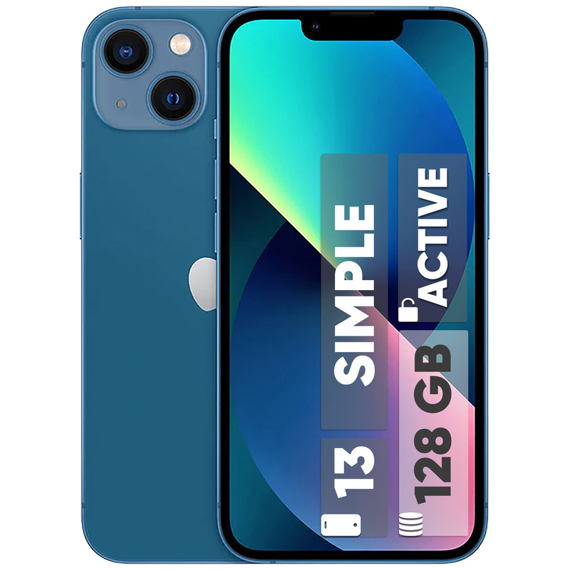گوشی موبایل اپل مدل iPhone 13 A2634 دو سیم‌ کارت ظرفیت 128 گیگابایت و رم 4 گیگابایت - اکتیو